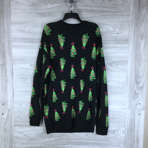 The Rail 1901 Longline Christmas Tree Sweater - Picture 2 of 6